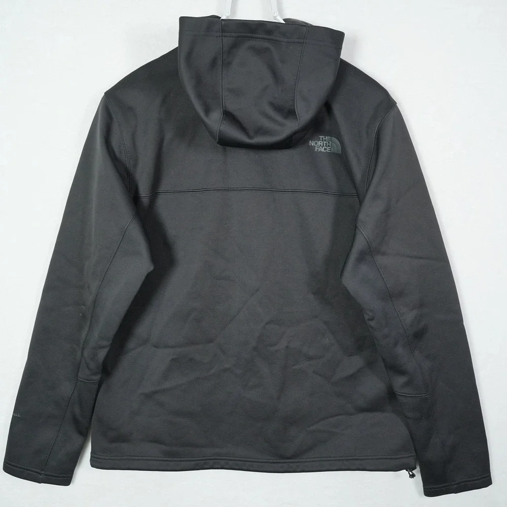 The North Face Apex Risor WindWall Softshell Hooded Jacket Mens L Black NF0A3Y34